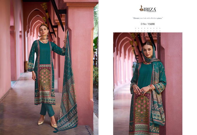 Kabira By Ibiza Viscose Pashmina Digital Printed Dress Material Wholesale Price In Surat